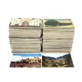 800+ Mixed U.S. Chrome & Linen Postcards