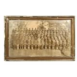 Framed Photograph of Infantry Group AL