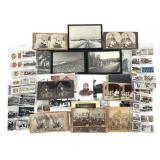 Stereoscope Cards, Postcards, Cigarette Cards+