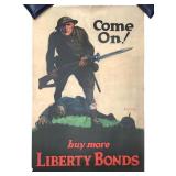 WW1 Poster Come On! Buy Liberty Bonds 1918