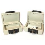 Pair of Sentry 1100 Lockboxes w/Keys