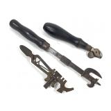 3 Metal Can Openers, Combo Tools HIB-SPE-BAR +