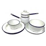 10 Pcs Enamelware Kitchen Set