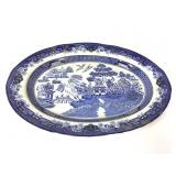 Heritage Mint Blue Willow Japanese Oval Platter