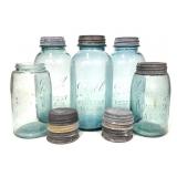 3 Half Gallon Ball Mason Jars, 1 Qt. Swayzee