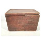 Early Wood Lidded Storage Chest