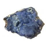 Blue Botryoidal Chalcedony w Fossil Shells