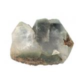 Quartz Xl. Cluster w/ Actinolite, Chlorite & Epid.