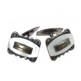 835 Silver Cuff Links 9.4g TW