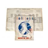 1959 World Series Program + Score Sheet