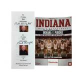 Bob Knight Signed Game Program 2020 + Event Progs