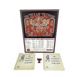 Framed 2001-02 Texas Tech Basketball Schedule