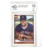 BCCG Graded 1991 Topps #123T, Mo Vaughn, Mint