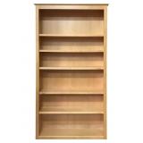 Clarity Design Birds Eye Maple Bookcase 1 of 2