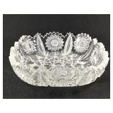 American Brilliant Cut Glass Square Dish