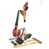 Black & Decker 20V Weed Eater + Toro Leaf Blower