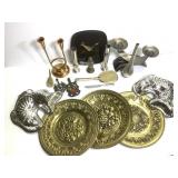 Collection of Various Metal Items - Dishware/Decor