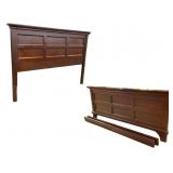 Wood Panel King Size Bed Frame