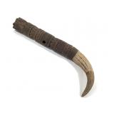 Ceremonial Horn w/ Carved Wood From Lamu Island