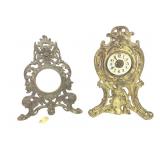 Vtg Westclock & Iron Cupid & Griffin Clock Frame