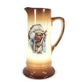 O.C. Co Limoges Porcelain Tankard NA Portrait