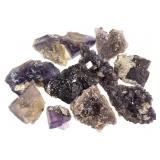 11 Sphalerite Calcite, Pyrite Fluorite+ - 12.3 oz