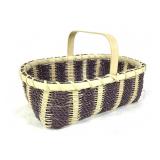 5" T Handmade Basket w/ Handle 14" Diameter