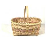 5" T Handmade Basket w/ Handle 10" Diameter