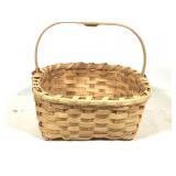 5" T Handmade Basket w/ Handle 12.5" Diameter