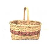 5" T Handmade Basket w/ Handle 10" Diameter