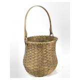 14" T Handmade Basket w/ Handle 14" Diameter