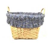 10" T Handmade Basket w/ Handles 17" Diameter