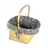 9.5" T Handmade Basket w/ Handle 18" Diameter