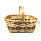 7" T Handmade Basket w/ Handle 19" Diameter