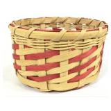 5" T Handmade Basket 8" Diameter