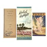 3 FL, Hialeah Race, 1947 Tarpon Roundup Pamphlets