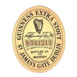 Guinness Extra Stout Oversized Label Sticker