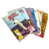 7 Sleeved Comics - Mickey Mantle, Baseball +