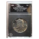 1989-D Uncirculated Kennedy Half Dollar