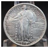 1917-S Type 1 Standing Liberty Quarter