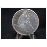 1859 Seated Liberty Silver Dollar