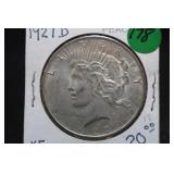 1927-D U.S. Silver Peace Dollar