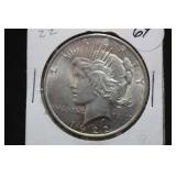 1922 U.S. Silver Peace Dollar