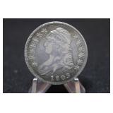 1809 Capped Bust Silver Half Dollar