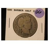 1895 Barber Silver Half Dollar