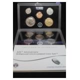 2017 Enhanced Silver Uncirculated Set w/coa