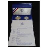 1986 Commemorative Silver Dollar w/COA