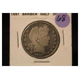 1897 Barber Silver Half Dollar