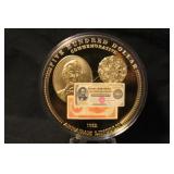 Abraham Lincoln 24kt Gold Plated Coin