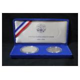 1986 U.S. Commemorative Silver Dollar Set